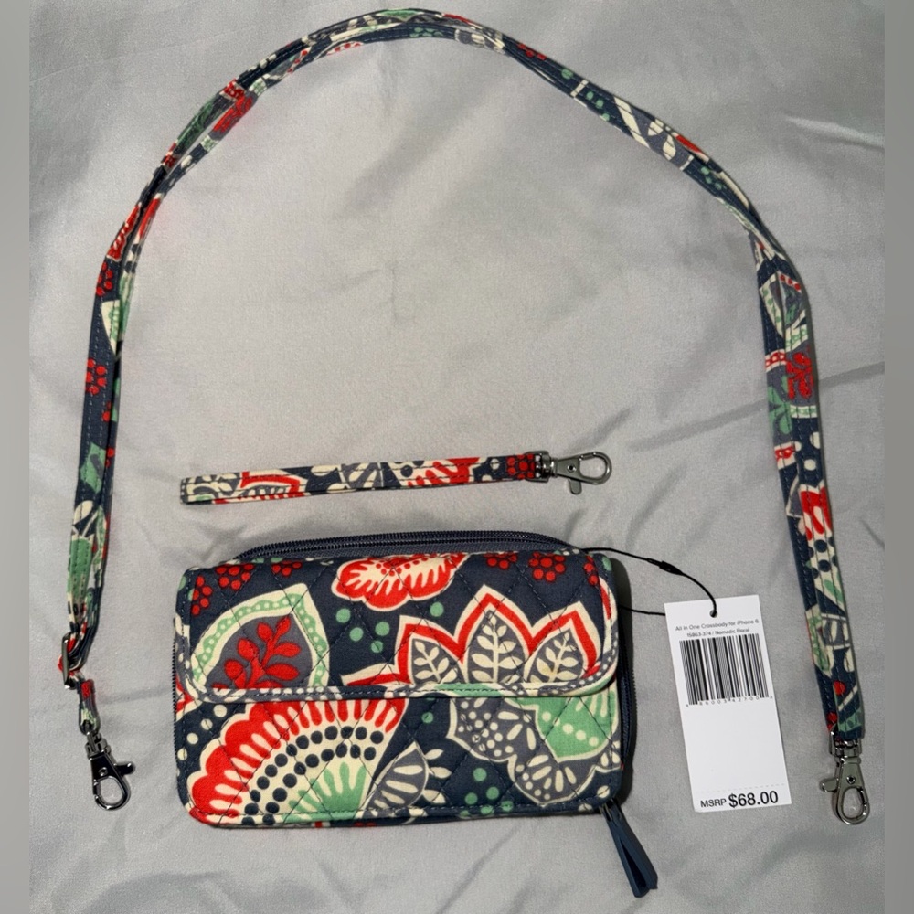Vera Bradley Nomadic Floral All in One Crossbody Bag NWT